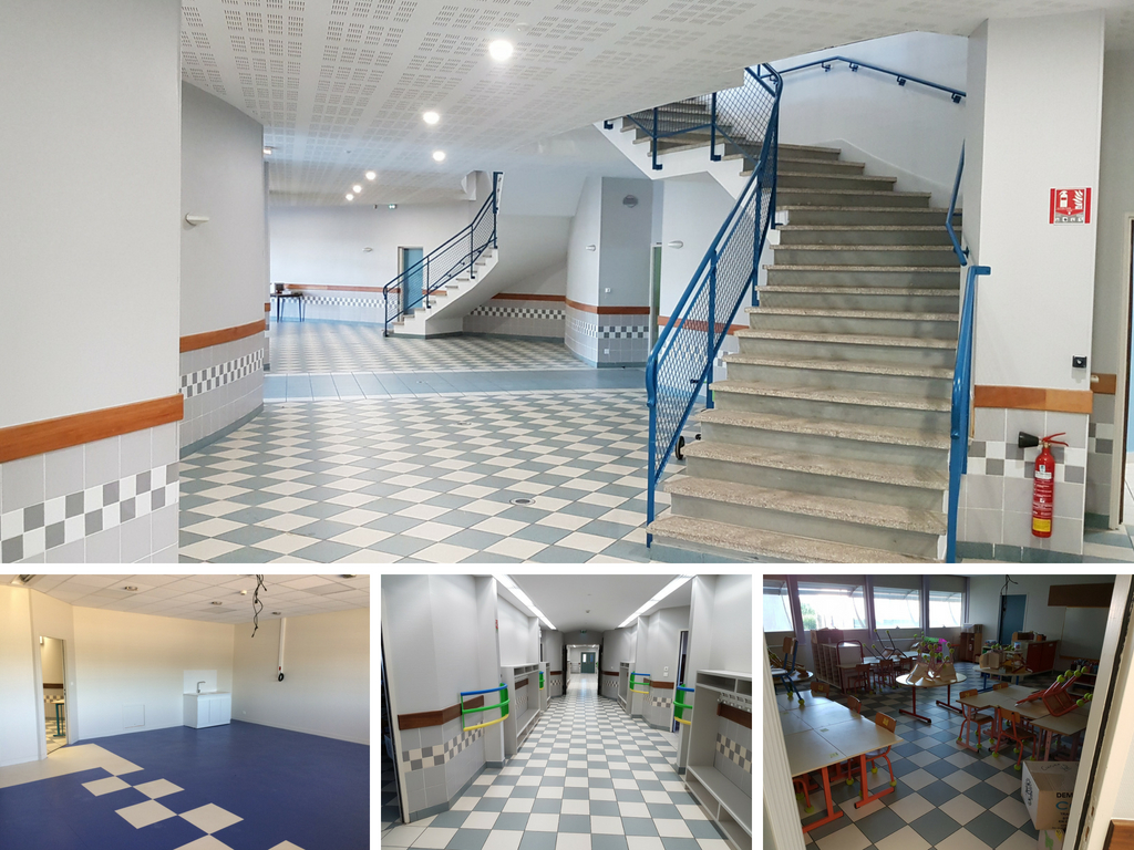 Fin de chantier concernant la transformation du lycée Blaise Pascal à Migennes en école maternelle et primaire avec création d’un restaurant scolaire